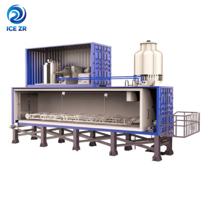 Fully automatic ice storage and delivery system
